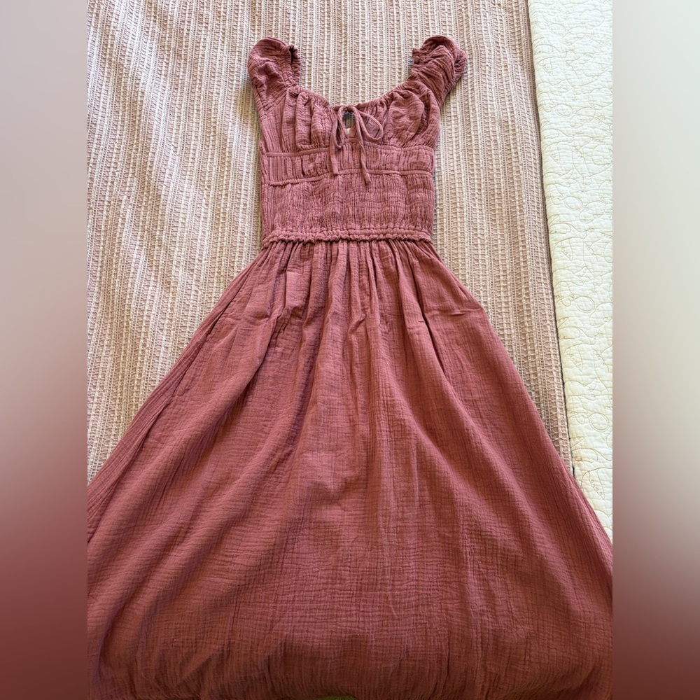 100% Organic Cotton Midi Dress